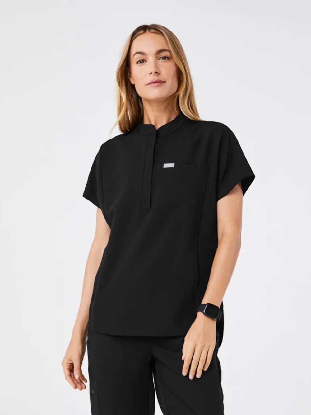 Figs - Women's Montex Scrub Top - Size L - Black